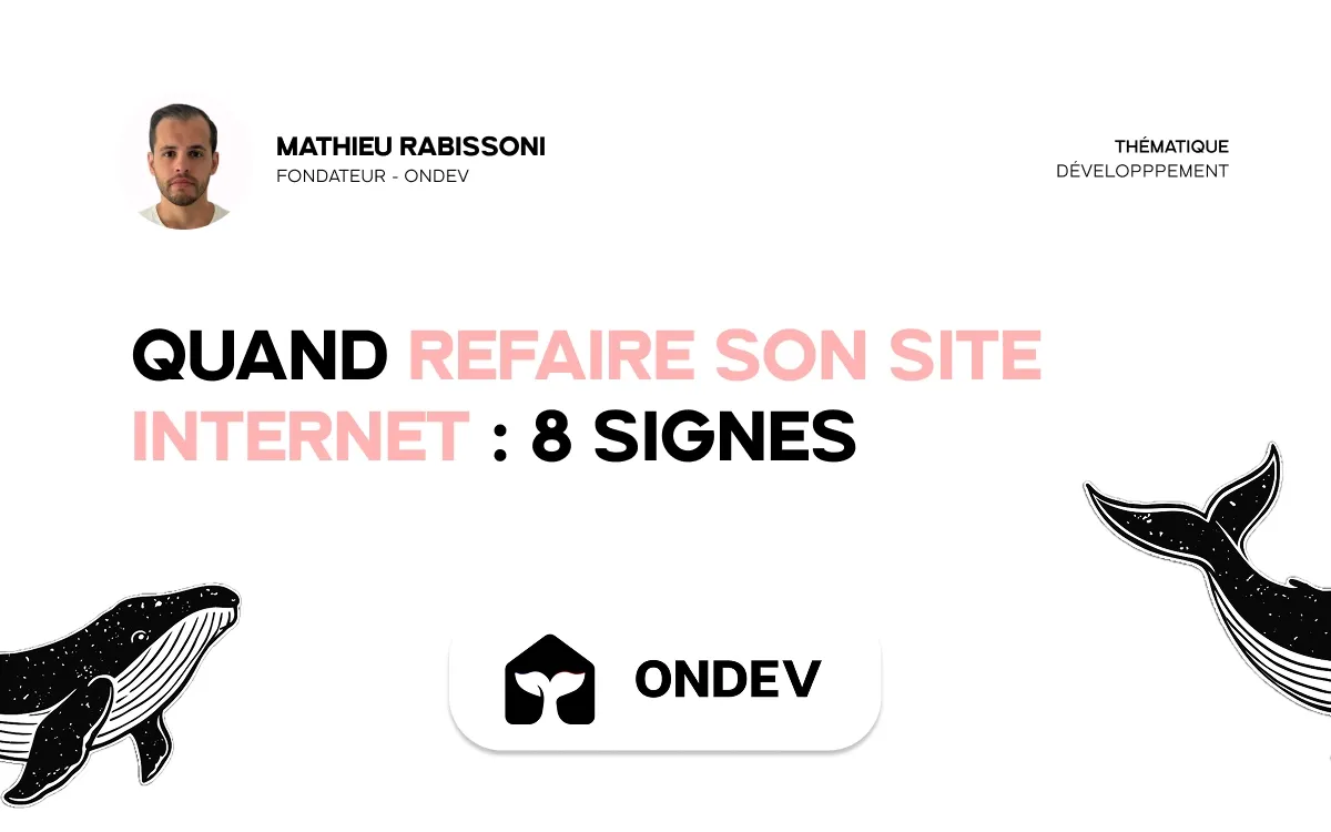Quand refaire son site internet : 8 signes