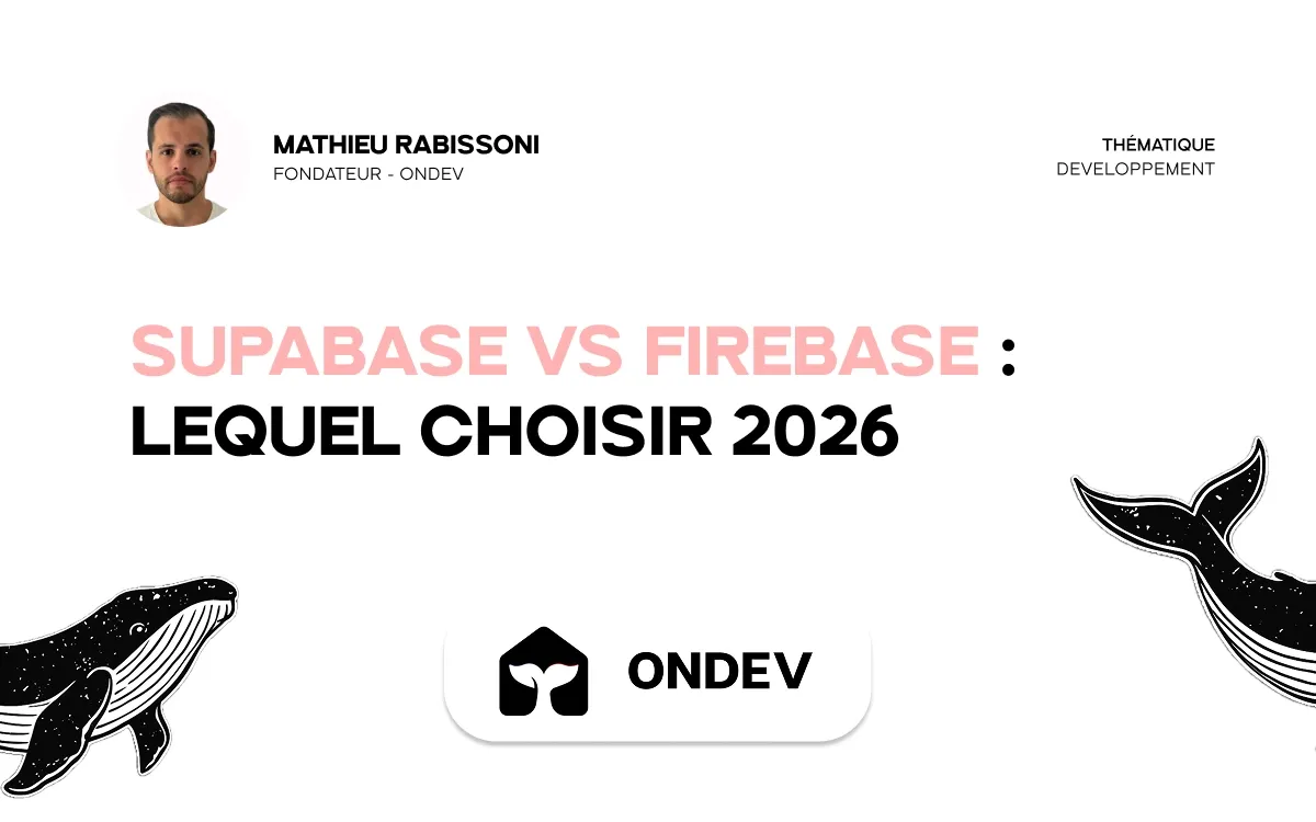 Supabase vs Firebase : lequel choisir 2026