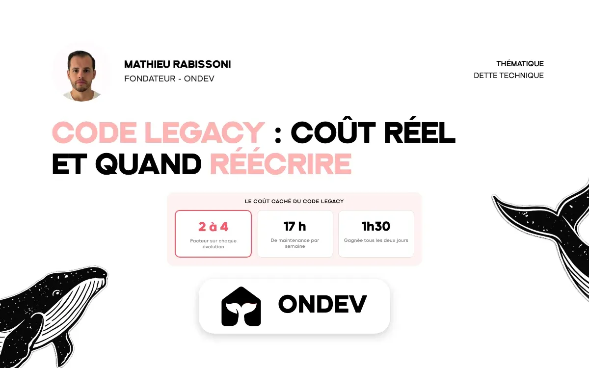 Code legacy : coût réel et quand réécrire