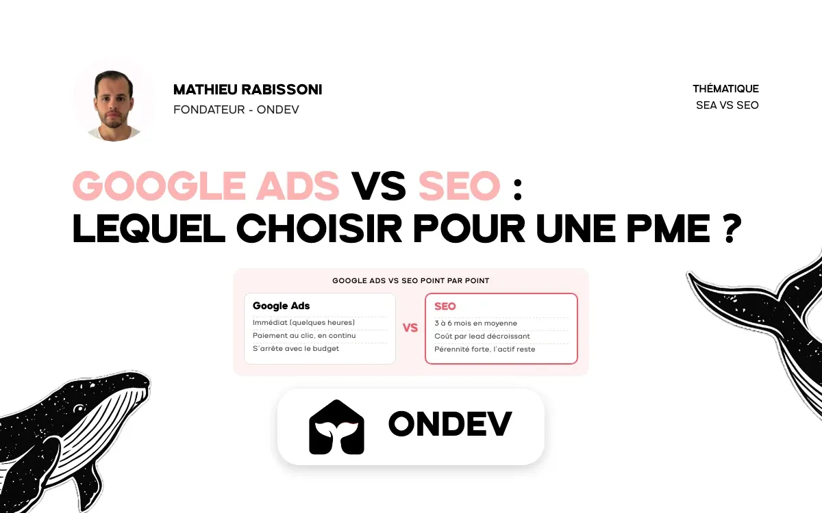 Google Ads vs SEO : lequel choisir pour une PME ?