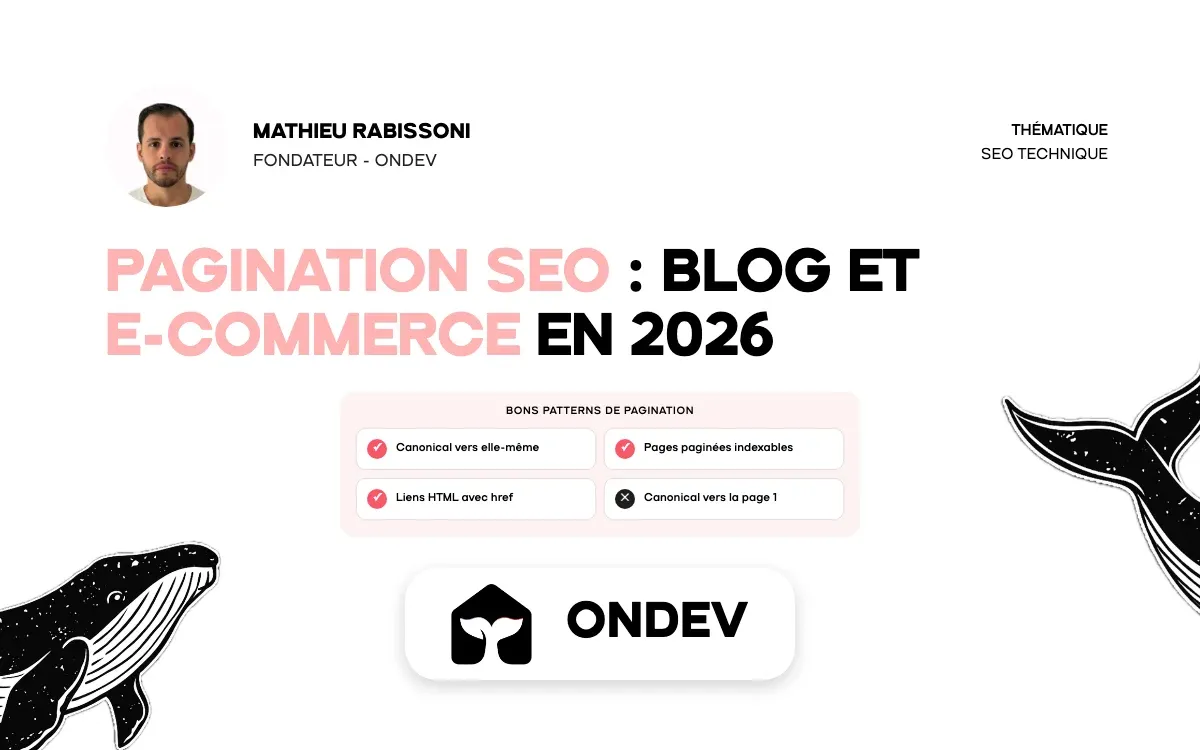Pagination SEO : blog et e-commerce en 2026
