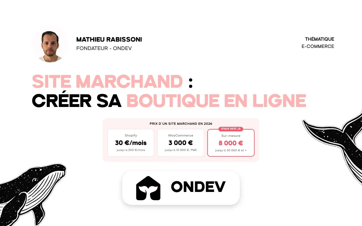 Site marchand : créer sa boutique en ligne