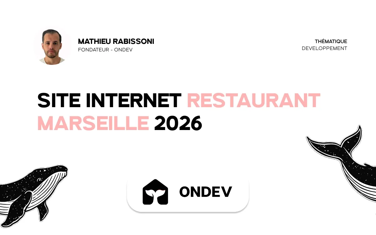 Site internet restaurant Marseille 2026