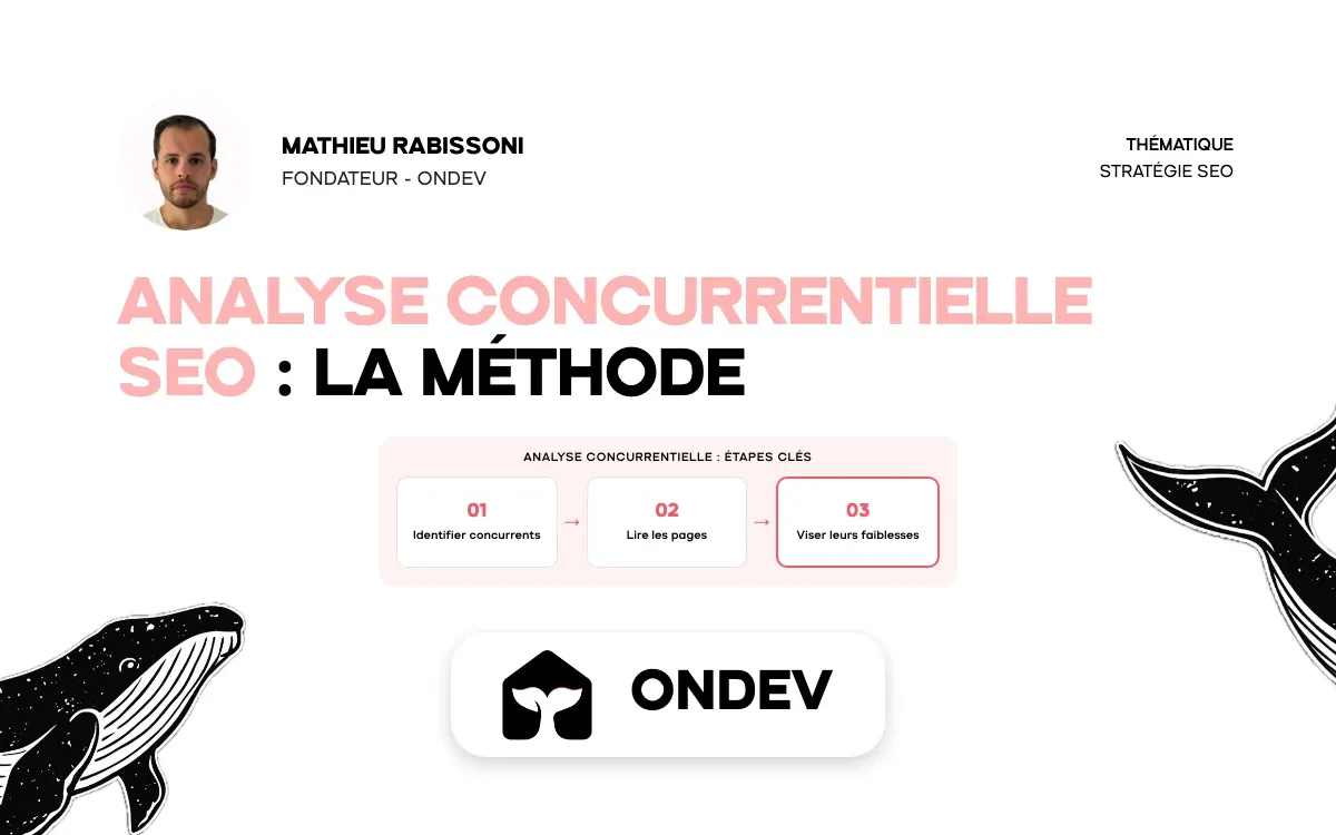 Analyse concurrentielle SEO : la méthode
