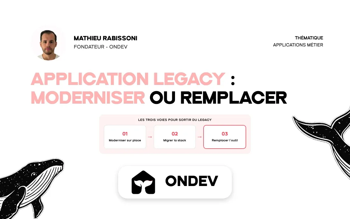 Application legacy : moderniser ou remplacer