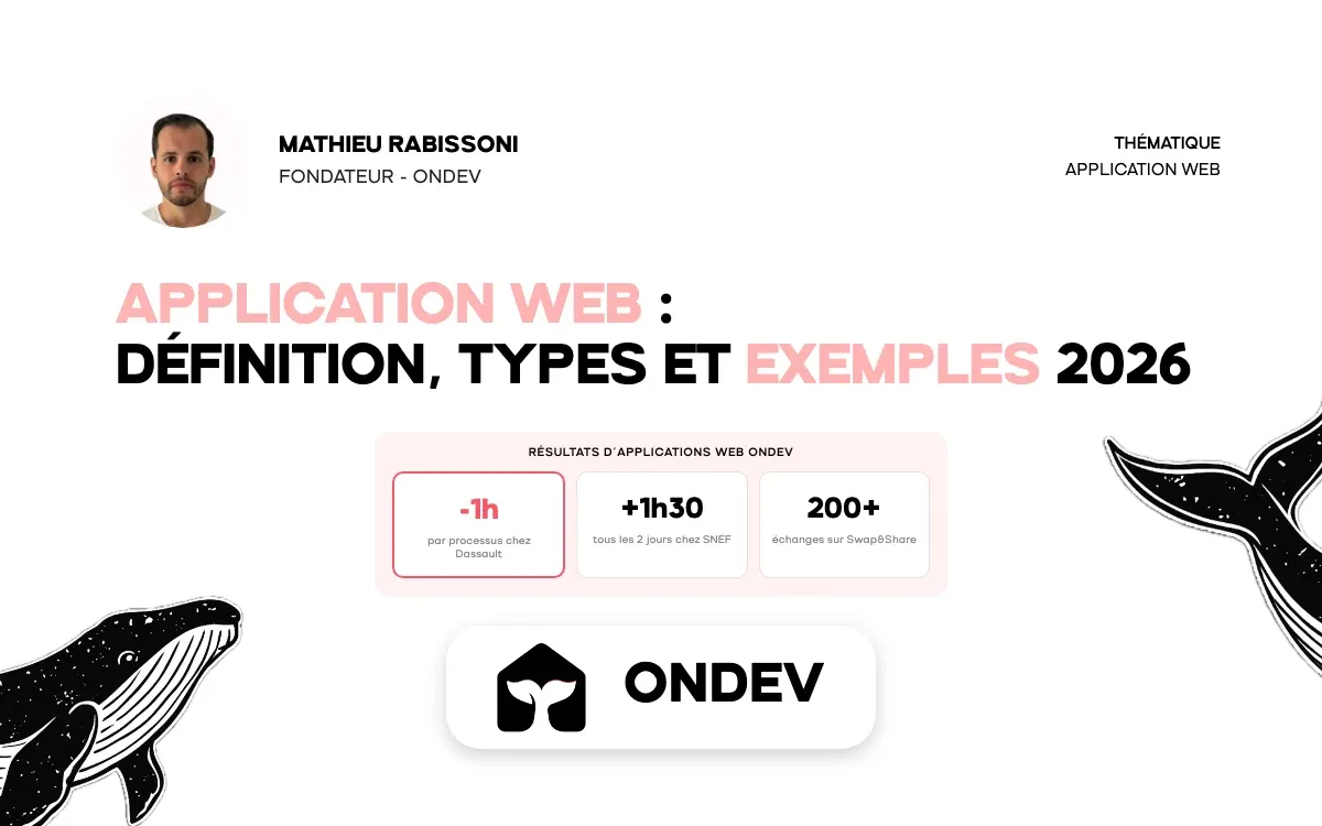 Application web : définition, types et exemples 2026