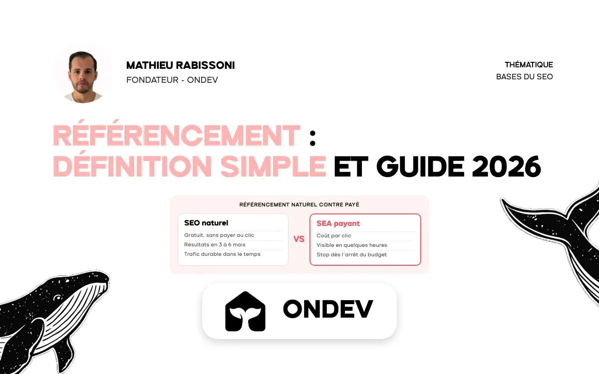Référencement : définition simple et guide 2026