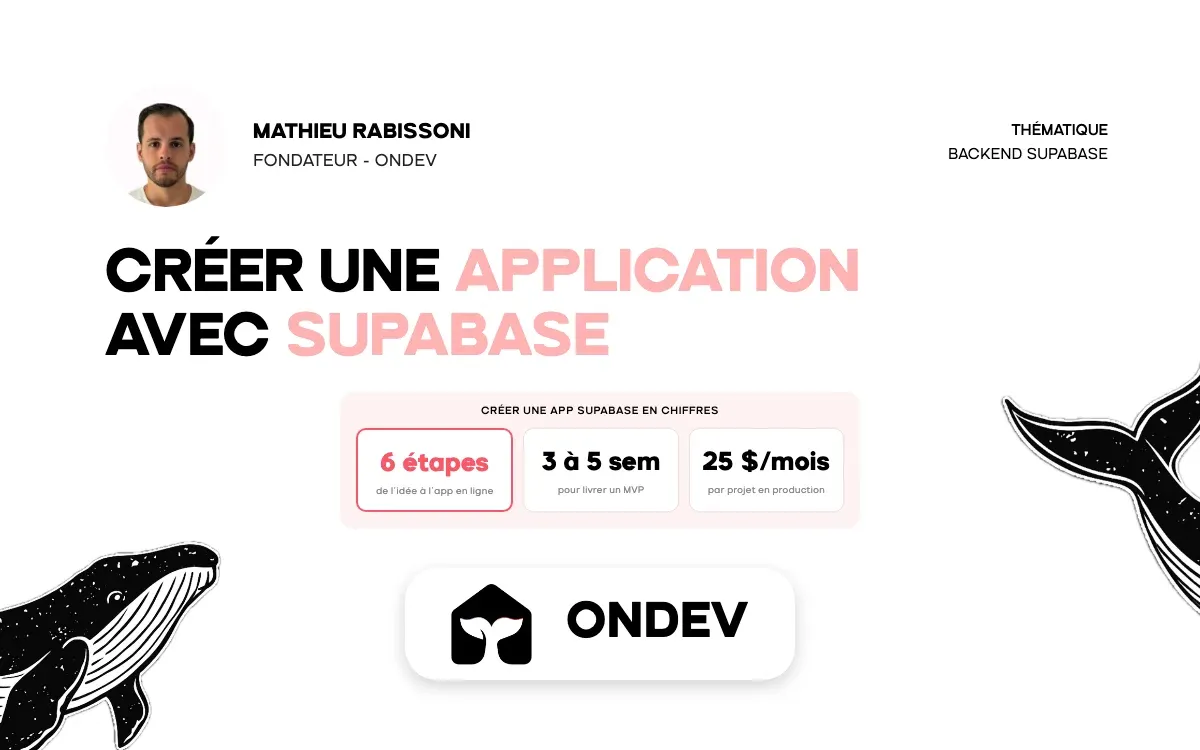 Créer une application avec Supabase