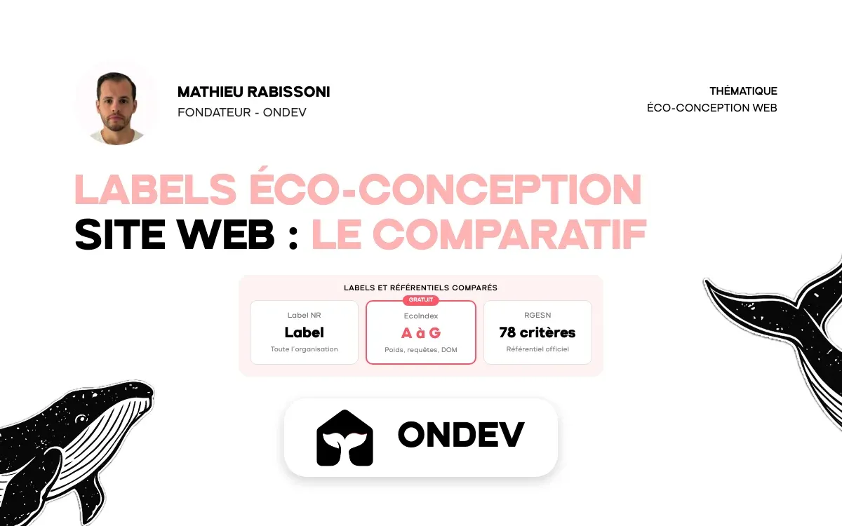 Labels éco-conception site web : le comparatif