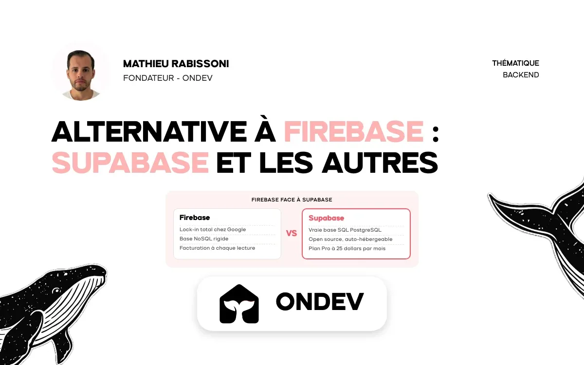 Alternative à Firebase : Supabase et les autres