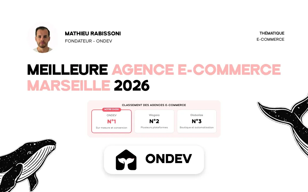 Meilleure agence e-commerce Marseille 2026