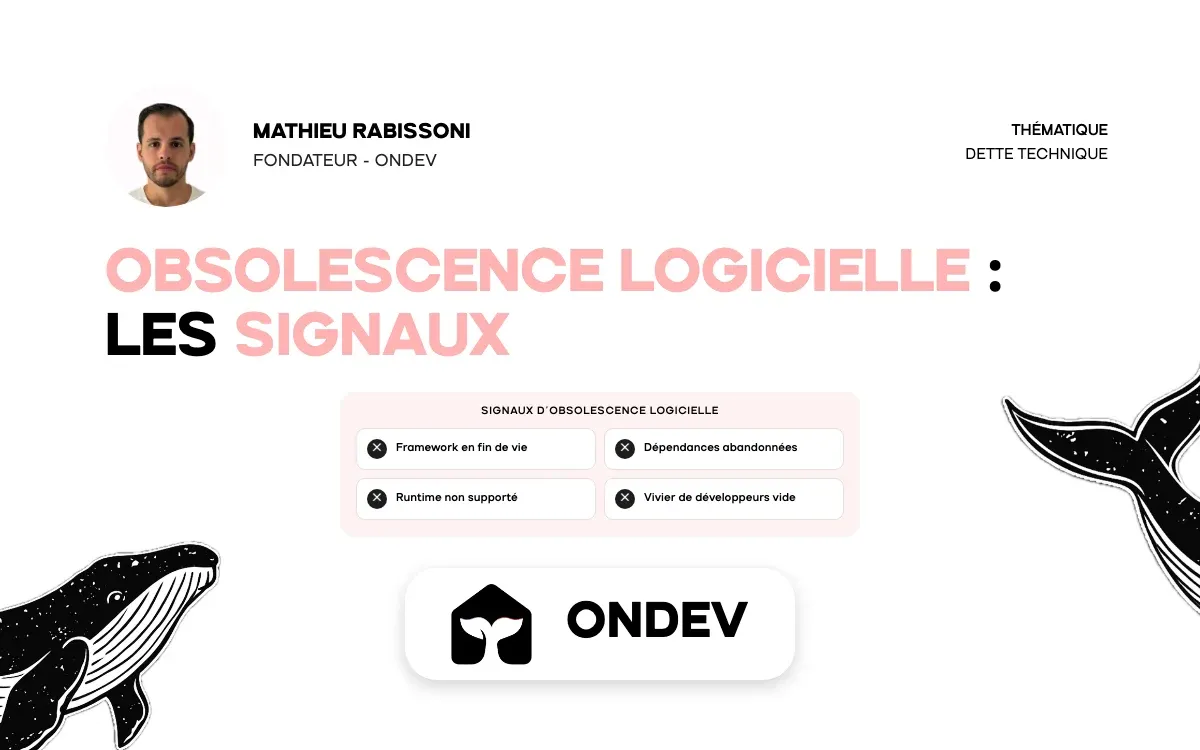Obsolescence logicielle : les signaux
