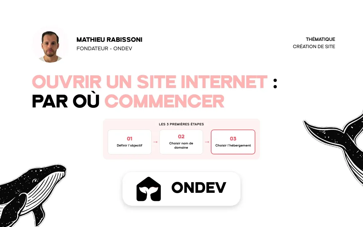 Ouvrir un site internet : par où commencer