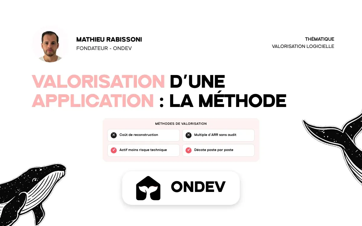 Valorisation d'une application : la méthode